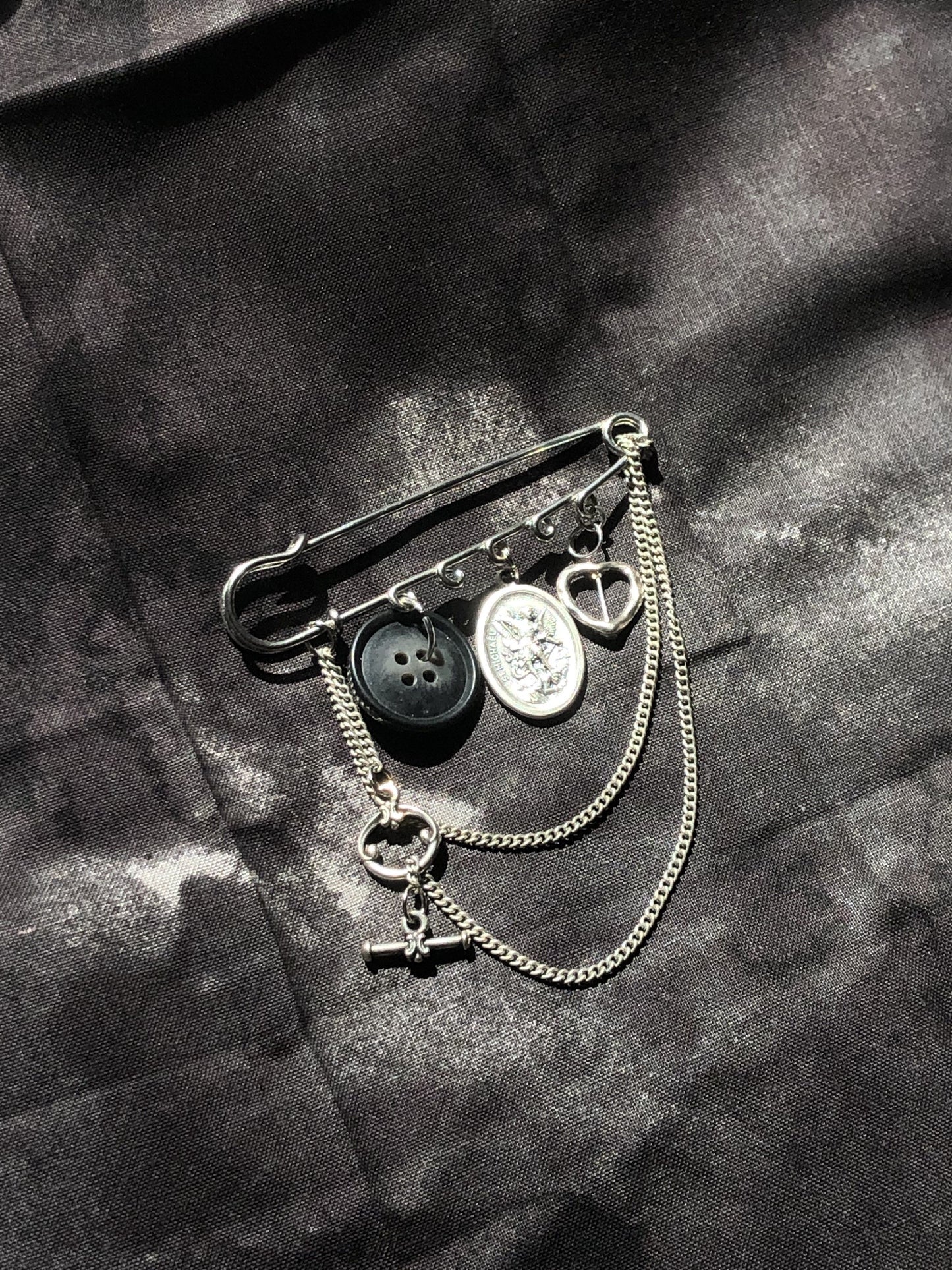 Safety Pin Brooch